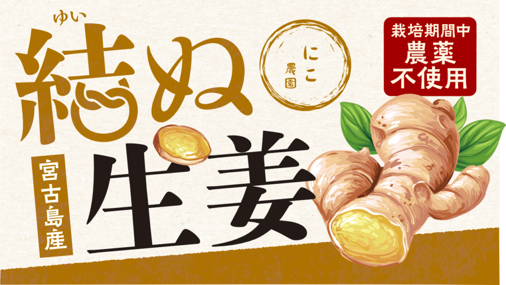 沖縄県宮古島産無農薬生姜取り扱い開始！ – 東京青果貿易株式会社